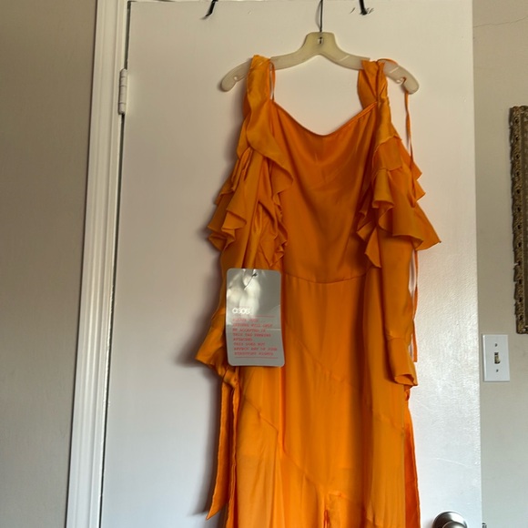 ASOS Dresses & Skirts - Yellow gown maxi dress ASOS